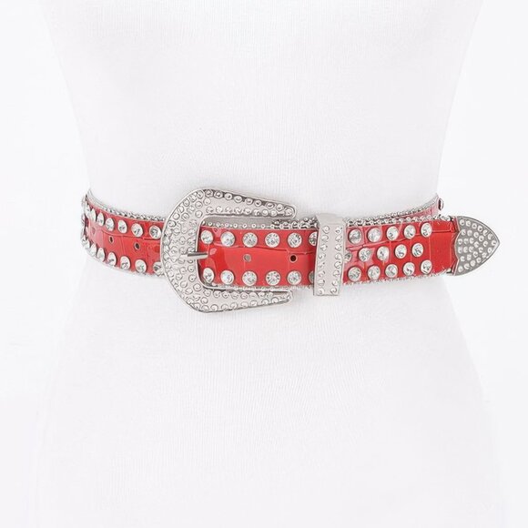 Multi Metal Stone Studded Belt - Picture 6 of 9